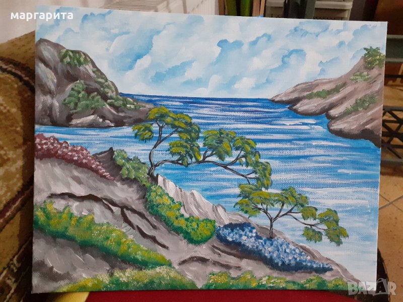 авторска картина акрилни бои, снимка 1