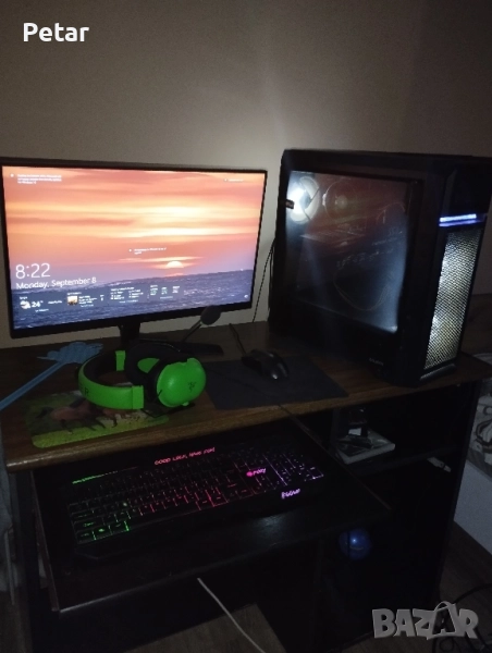 PC Nvidia 1050ti + AMD Ryzen 5 + LG UltraGear 144Hz + 16GB RAM + 1TB HDD + 240GB SSD + още., снимка 1