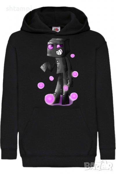 Детски Суитчър/Суитшърт Minecraft enderman 2,Minecraft,Игра,Подарък,Изненада,Забавление,Рожден Ден, снимка 1