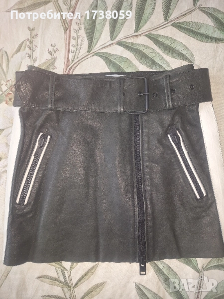 дамска пола от естествена кожа., снимка 1