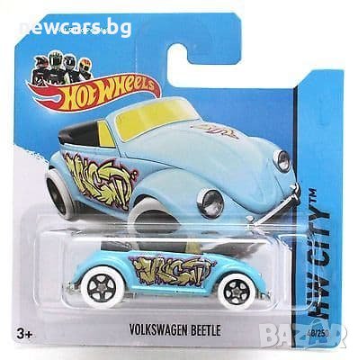 Колекционерска количка Volkswagen Beetle Hot Wheels, снимка 1