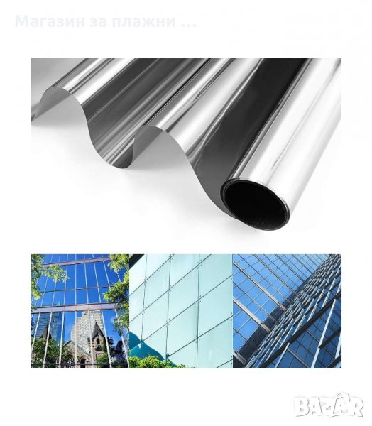 СЛЪНЦЕЗАЩИТНО ФОЛИО ЗА ЗАТЪМНЯВАНЕ НА ПРОЗОРЦИ И СТЪКЛА - код 2477, снимка 1