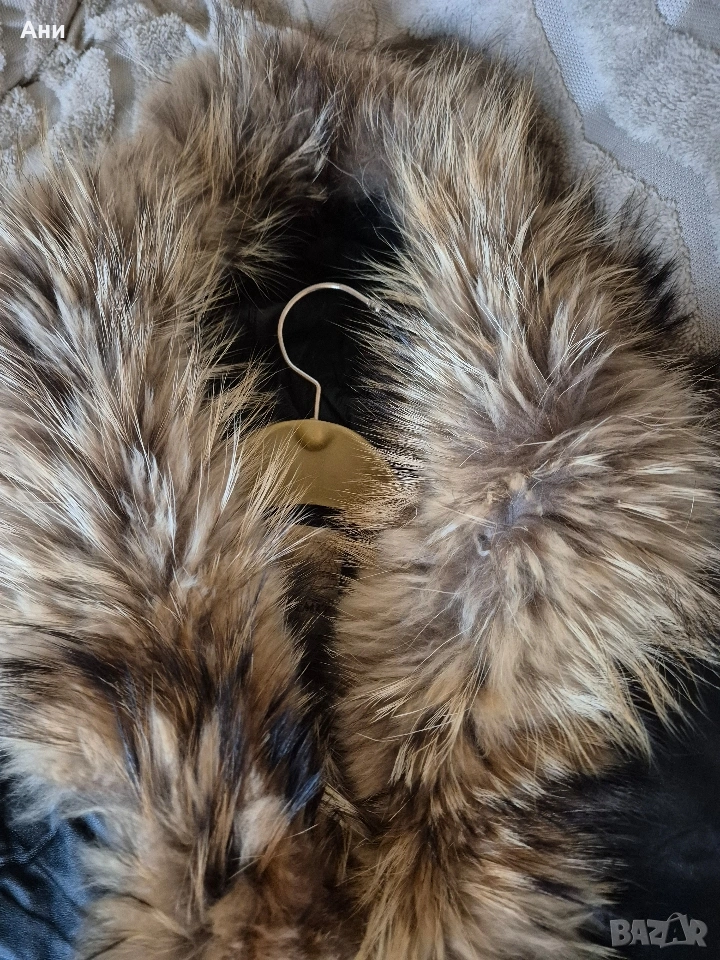 Дамско яке естествена кожа, снимка 1