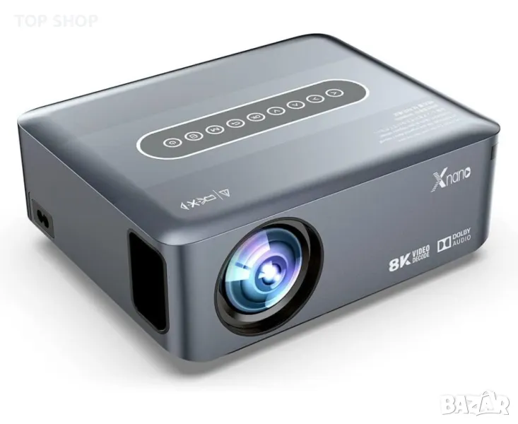 Мултимедиен Проектор + TV Box Xnano X1, LCD + LED, Amlogic T972, 2/16, снимка 1