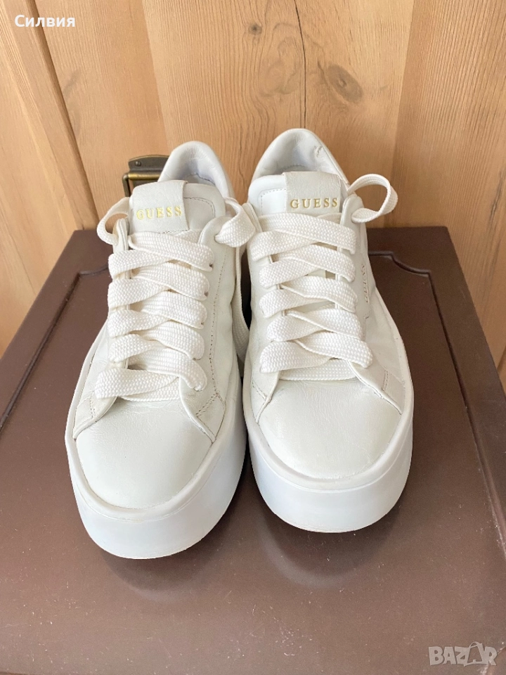 Guess маратонки от естествена кожа, снимка 1