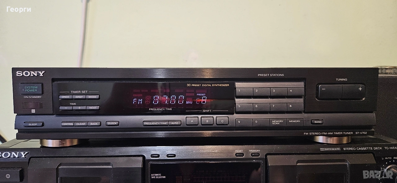 Sony ST-V702 fm stereo tuner, снимка 1