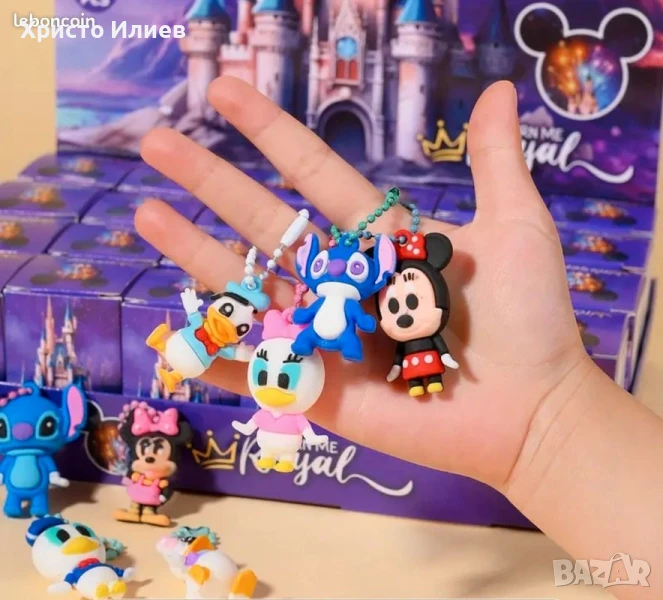 Ключодържател на Дисни 24бр подаръци за деца за рожден ден Стич Капибара Марвел Hello Kitty, снимка 1