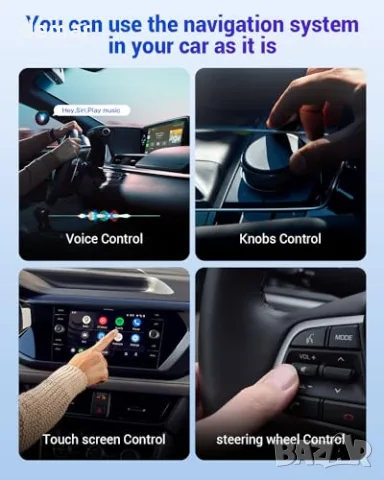 Мултимедиен адаптер Ottocast Play2Video Pro с безжични CarPlay и Android Auto, снимка 5 - Друга електроника - 55771722