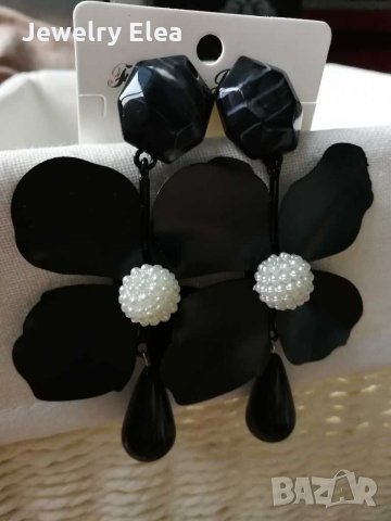 Нови обеци flowers 1 , снимка 3 - Обеци - 23121612