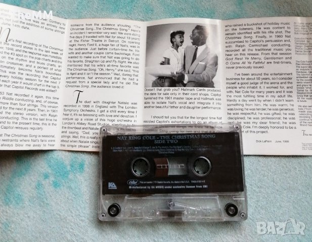 Nat King Cole - The Christmas Song, снимка 2 - Аудио касети - 44465506