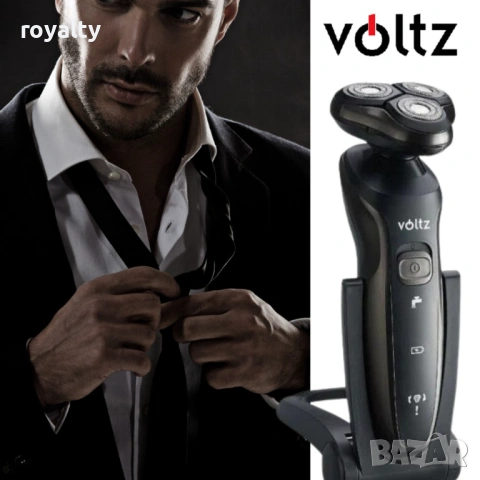 Самобръсначка V o l t z , USB, 3W, черна, 2 ГОДИНИ ГАРАНЦИЯ, снимка 2 - Електрически самобръсначки - 54125335