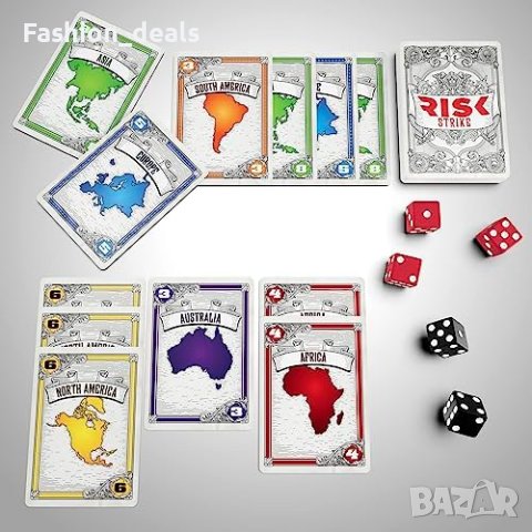 Нова Hasbro Gaming Игра с карти и зарове бърза стратегическа 2-5 играча Семейно Парти , снимка 6 - Карти за игра - 42427597