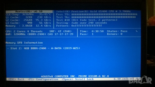 4 гигабайта (4GB) RAM памет DDR4-2400MHz, снимка 2 - RAM памет - 42250433
