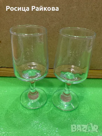 Чашки стъклени-2 броя, снимка 1