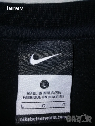 Juventus Nike Juve оригинално блуза памучна черна Ювентус размер L, снимка 7 - Блузи - 53019735