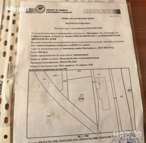 Парцел за къща Панчарево 