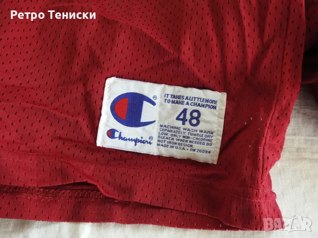 Тениска Washington Commanders (Allen Champion #21) Champion — Мъже размер 48 Червено, снимка 3 - Други спортове - 56312775