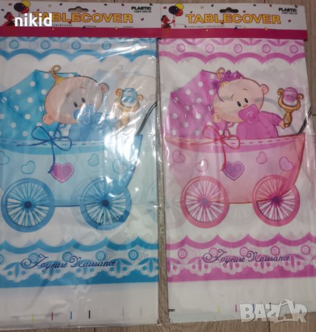 Бебе в количка найлонова покривка за парти рожден ден раждане 