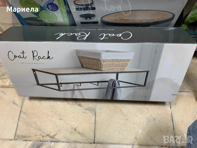 Полица с 4 закачалки / Малка закачалка с 4 куки и рафт