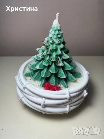 Коледни соеви ръчно изработени свещи , снимка 12 - Ръчно изработени сувенири - 52514373