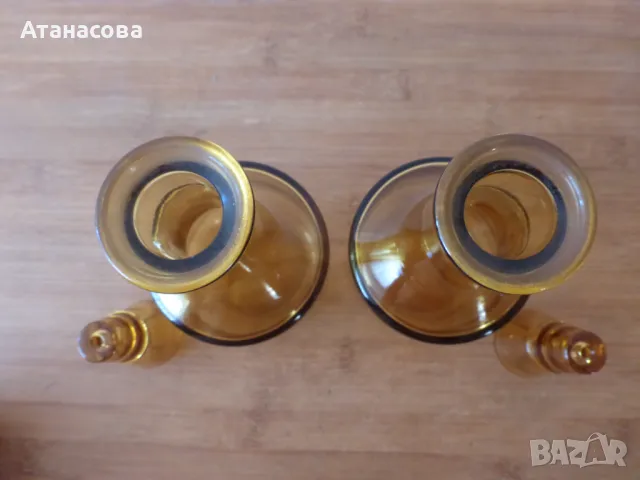 Стъклена бутилка за ликьор декантер 2 бр 200 мл, снимка 5 - Аксесоари за кухня - 49337404