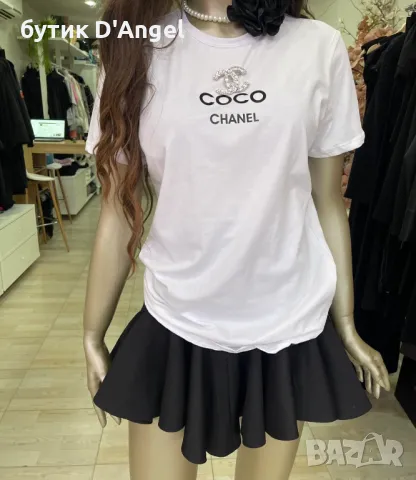 COCO CHANEL тениска, снимка 2 - Тениски - 49452841