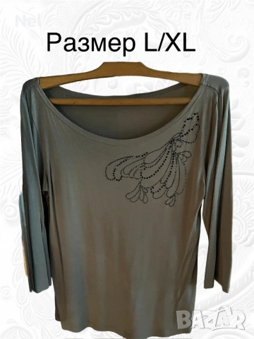 Две блузи и сако без подплата, снимка 2 - Блузи с дълъг ръкав и пуловери - 44492664