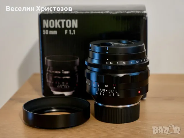 Voigtlander Nokton 50mm f/1.1 Leica M-mount, снимка 4 - Обективи и филтри - 49240373