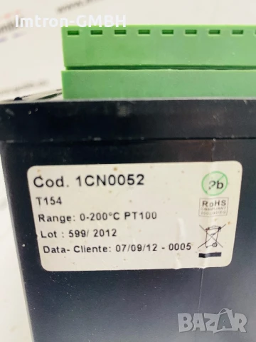 T154 WS КОНТРОЛЕР ТЕМПЕРАТУРЕН КОНТРОЛ  4 Pt100  85 - 260 VCA/CC 4 релета и wifi, снимка 4 - Друга електроника - 51024245