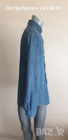 POLO Ralph Lauren Slim Fit Cotton Mens Size M ОРИГИНАЛ! Мъжка Дънкова Риза!, снимка 13 - Ризи - 51103862