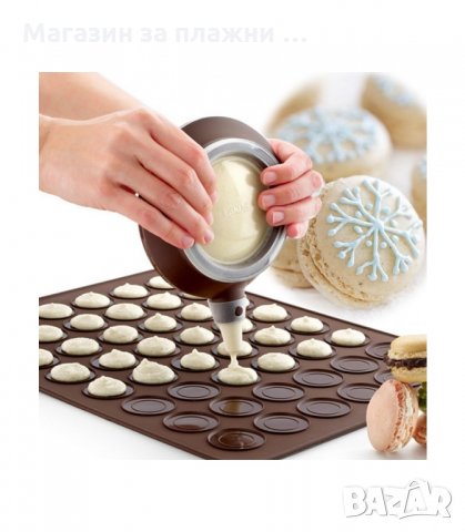 СЕТ ЗА ПРИГОТВЯНЕ НА ФРЕНСКИ МАКАРОНИ ЗА МНОГОКРАТНА УПОТРЕБА - код 1853, снимка 3 - Аксесоари за кухня - 34241067