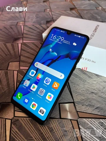 Huawei P30 Lite dark 128GB перфектен!!!, снимка 4 - Huawei - 55962157