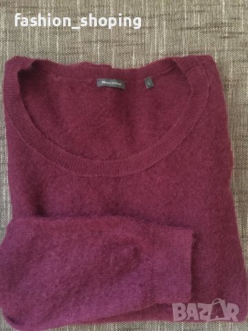 Пуловер Marco Polo (мохер и вълна), размер L, снимка 6 - Блузи с дълъг ръкав и пуловери - 48138526