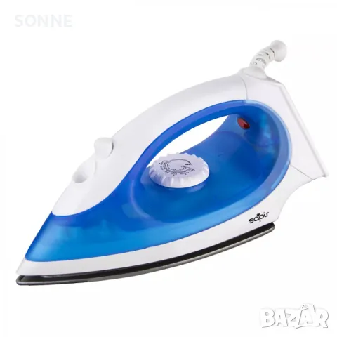 Парна ютия Sapir 1200W, струя пара, термостат, синя , снимка 2 - Ютии - 48435280
