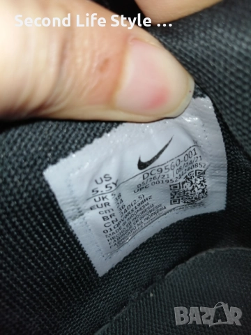 Номер 38 дамски кецове Nike Dunk Low Black Chrome Diamond Panda, снимка 8 - Кецове - 52877852