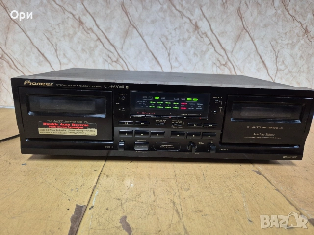 Двукасетъчен Дек Pioneer CT-W208R(auto reverse)
