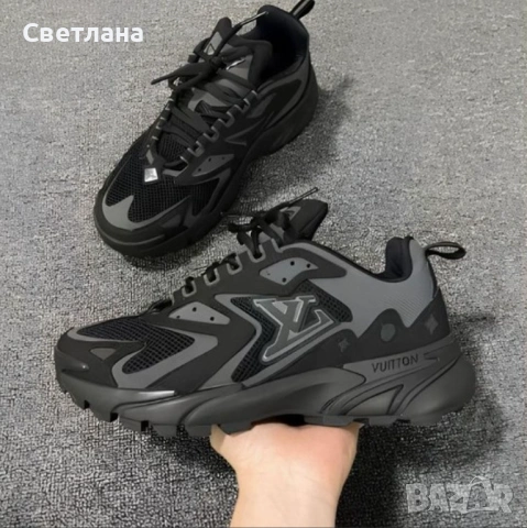 Louis Vuitton Runner Tatic Sneaker  Черно и Бяло   40 41 42 43 44 45 46 