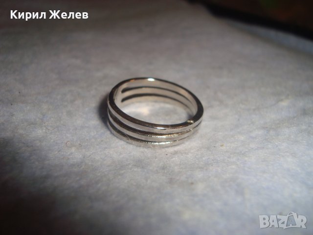 Много красив ажурен меден АРТ ПРЪСТЕН с БЯЛА ПОЗЛАТА 27735, снимка 8 - Пръстени - 37513739