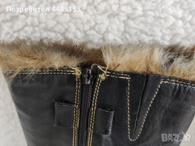 Кожени ботуши, 38, снимка 4 - Дамски ботуши - 53322793