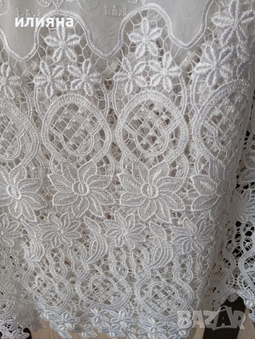 Тънко перде с бродерия , снимка 5 - Пердета и завеси - 53947390