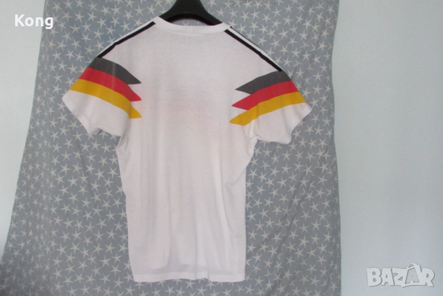 винтидж фланелка Adidas ITALIA 1990 West Germany дълъг ръкав горница Адидас анцуг Германия Левски, снимка 8 - Футбол - 52053200