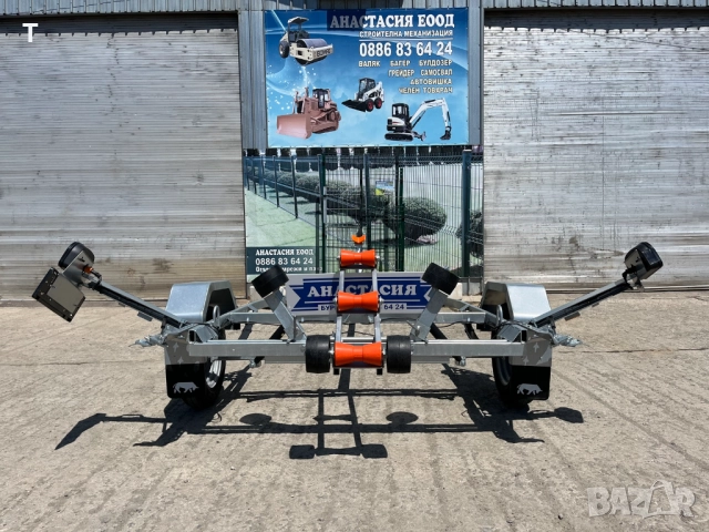 НОВО Туристическо ремарке RESPO Туристическо ремарке - колесар за лодка RESPO 750V501L199 с общо тег, снимка 8 - Ремаркета - 45981354