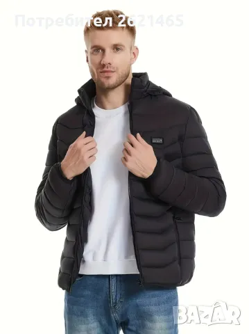 Електрическо USB отопляемо зимно яке с 21 нагряващи зони, затоплящо, снимка 2 - Якета - 47528491