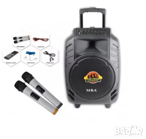 Караоке активна колона SA-8900 Професионална MBA 15 инча