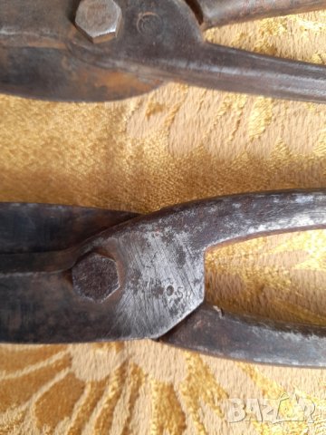 Стара ножица за ламарина , снимка 4 - Колекции - 44480185