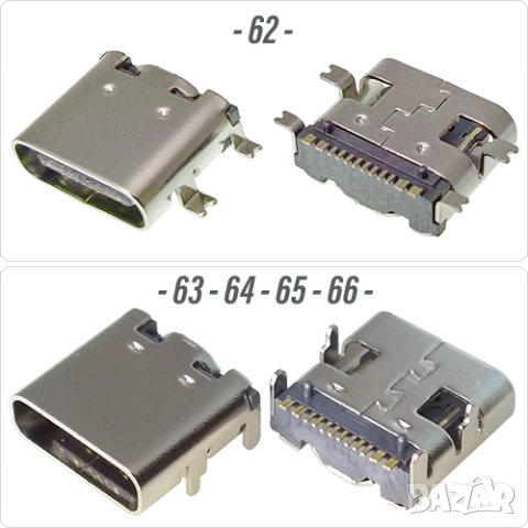 Букса конектор USB Type-C  16 pin ; Waterproof IP67-IP68, снимка 4 - Ремонт на друга електроника - 50675457