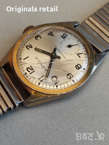 Ретро часовник Kienzle – работещ, Made in Germany, антимагнитен, снимка 15 - Мъжки - 51612702