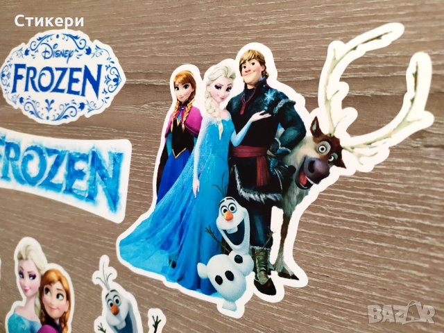 Замръзналото кралство СТИКЕРИ - 9 бр. (1 лист А4) Frozen Kingdom, снимка 3 - Аксесоари и консумативи - 30113451