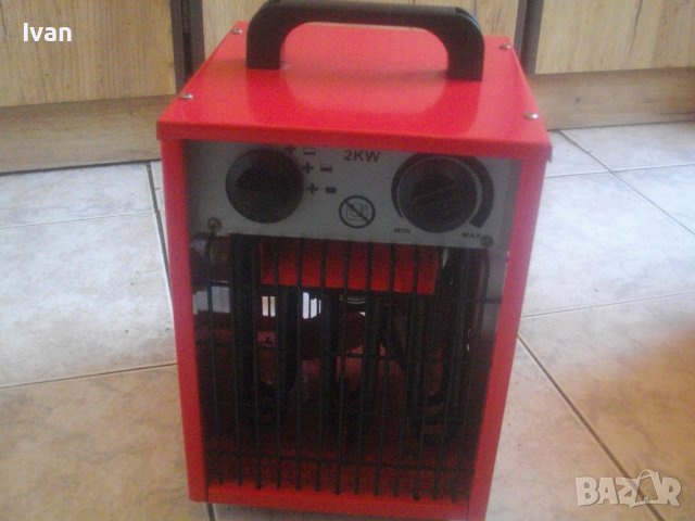 2KW 2000Вата Електрически Калорифер Отоплител Метален Компактен Холандия/Нидерландия Различни Печка , снимка 10 - Печки, фурни - 37717663