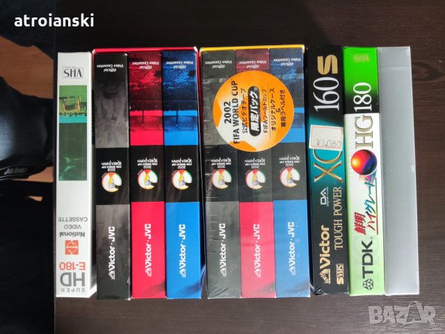 VHS и SVHS касети - нови и записани